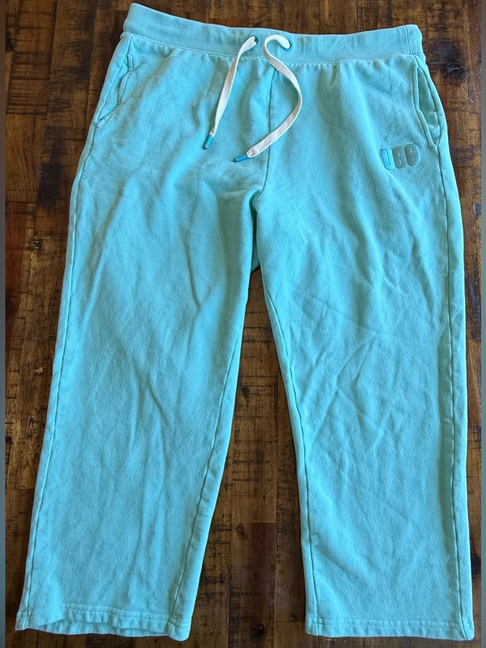 UGG Kids Aqua Blue Drawstring Sweatpants